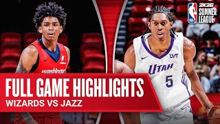 WIZARDS vs JAZZ | NBA SUMMER LEAGUE | FULL GAME HIGHLIGHTS | July 16, 2025