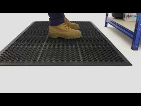 BiGDUG Non-slip Anti-fatigue Mat | 1500w x 900d mm | Black