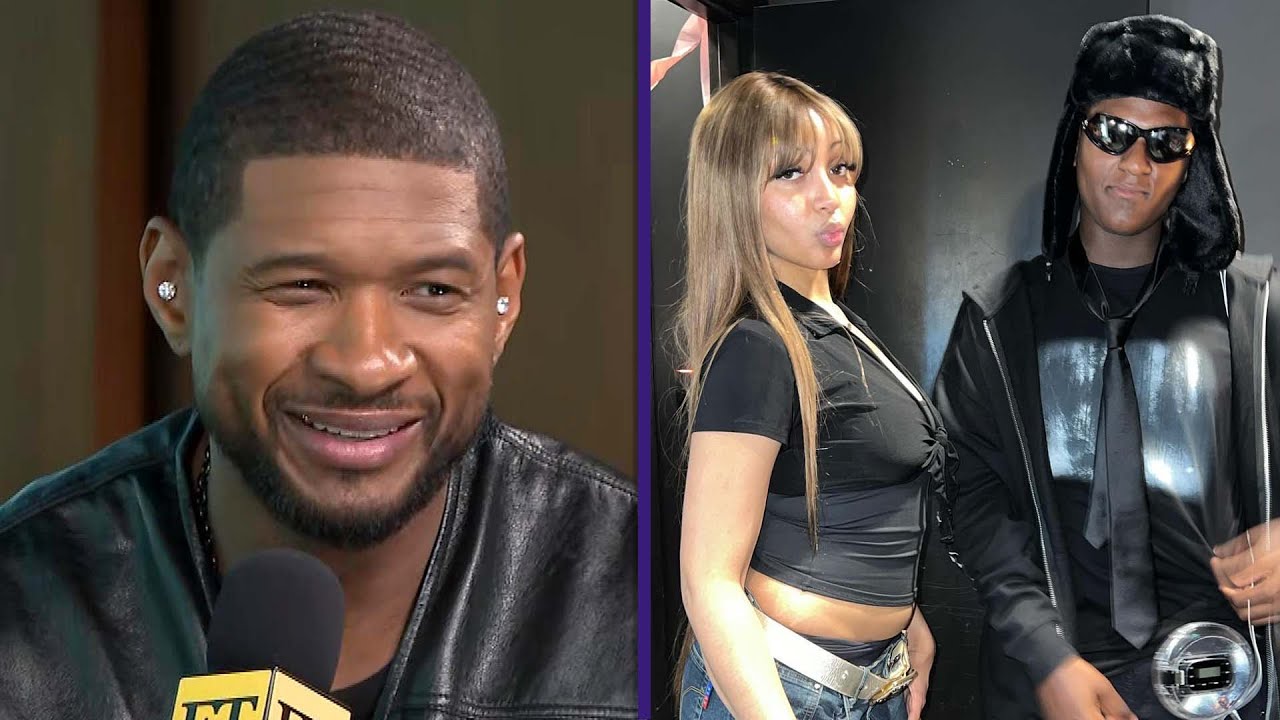 Usher REACTS to His Son Stealing His Phone to DM PinkPantheress