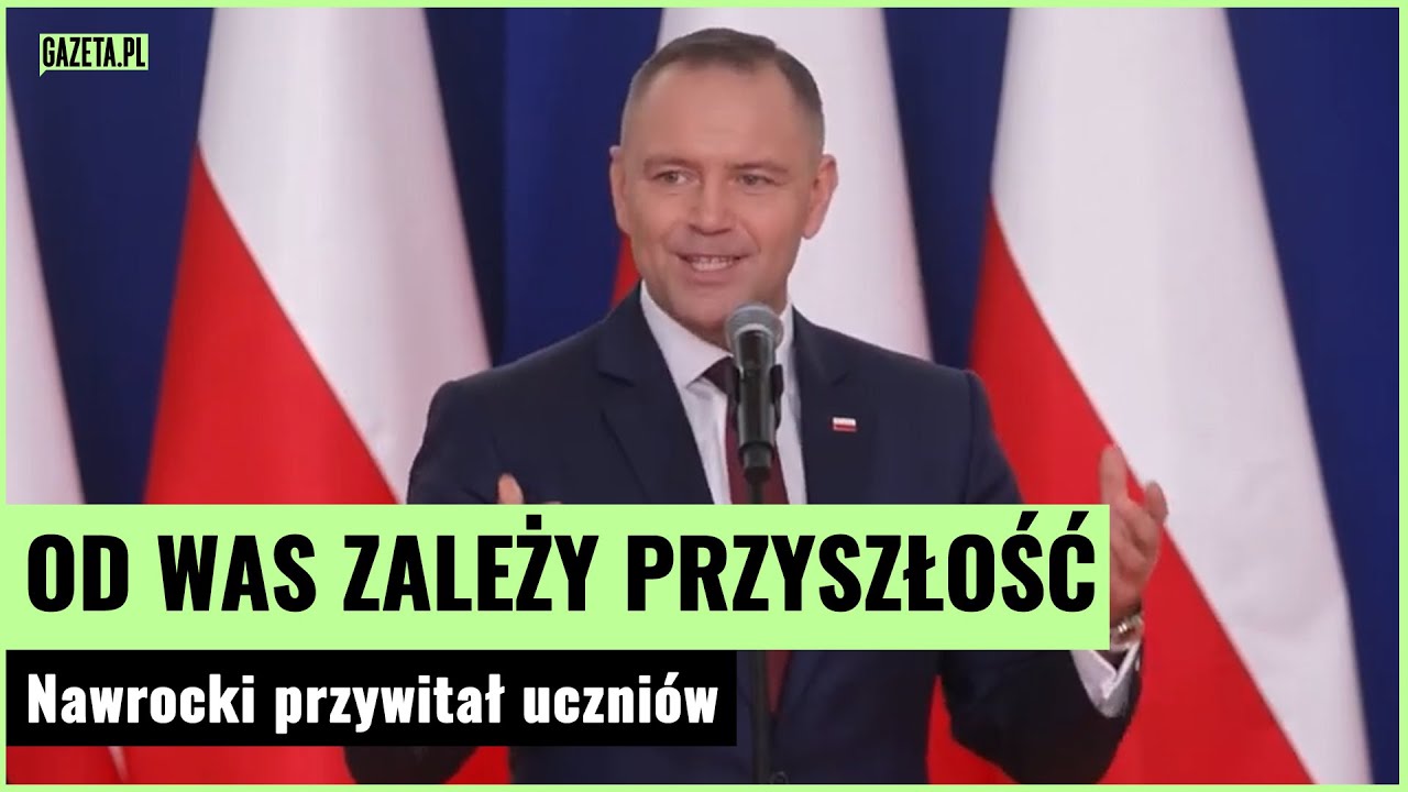 Prezydent Nawrocki do uczniów: "Młodzież to przyszłość narodu" | Gazeta.pl