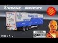 KRONE SDP27 STANDALONE TRAILER ETS2 1.31.x