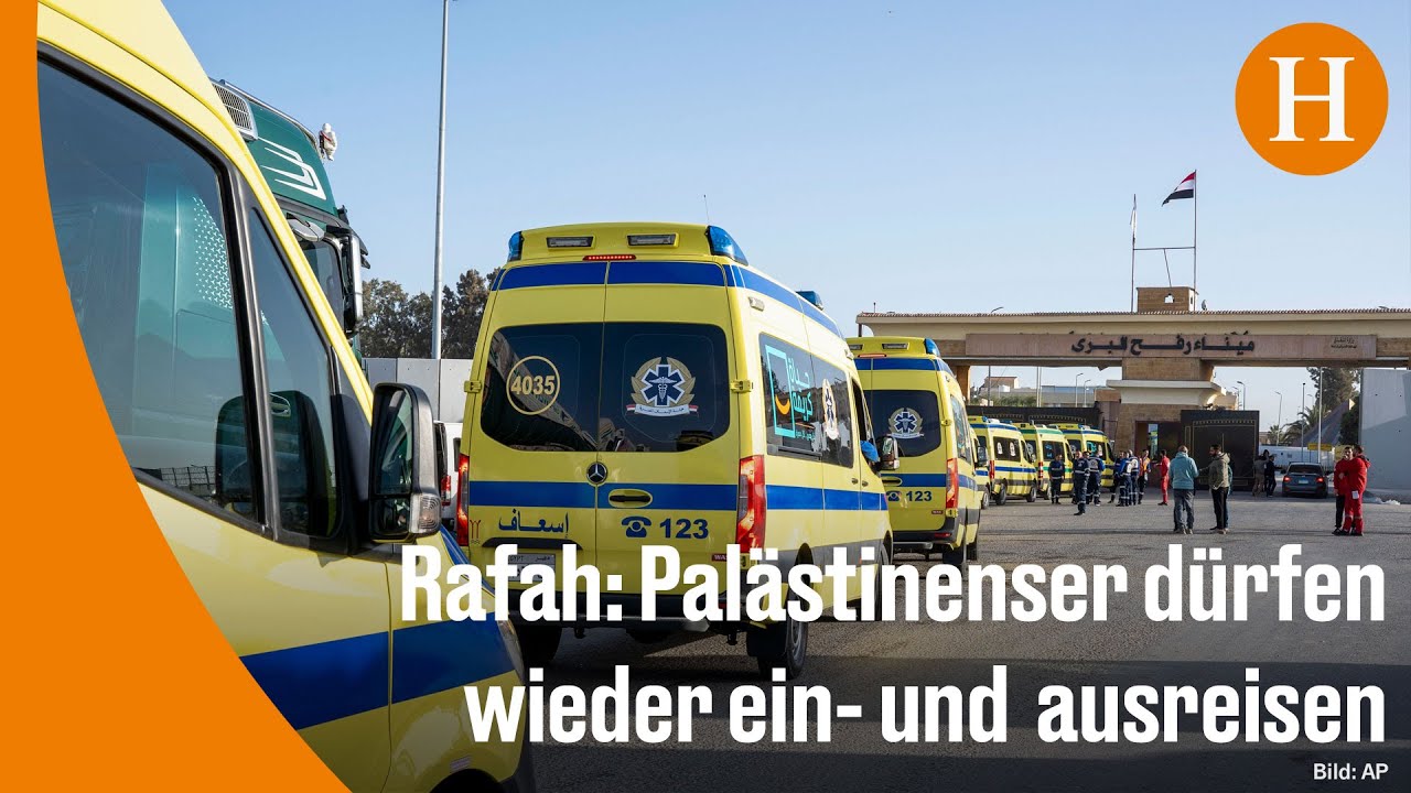 Israel öffnet Grenzübergang Rafah zwischen Gaza und Ägypten – unter strengen Auflagen