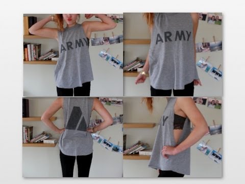 Make Your Own Muscle Tee! (Brandy Melville DIY)
