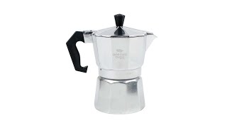 Pratinjau video produk One Two Cups Espresso Coffee Maker Moka Pot Teko Stovetop Filter 600 ML - JF112