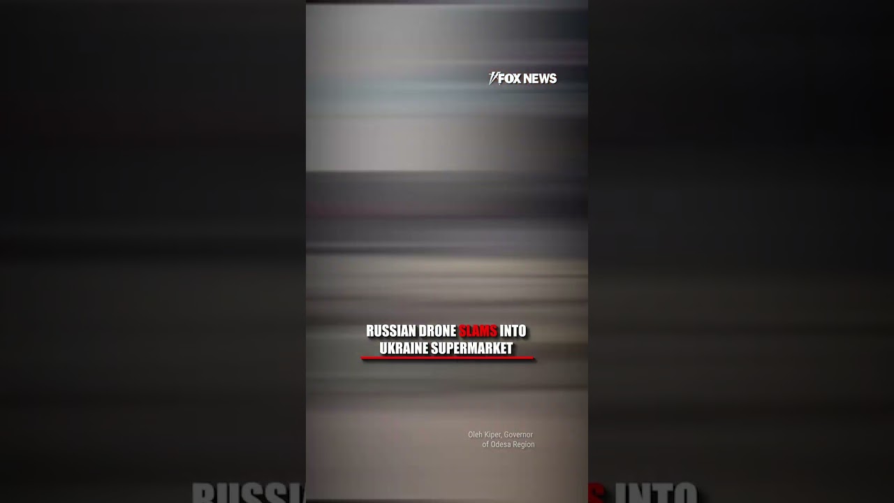 Russian drone EXPLODES outside woman's apartment during video call #shorts