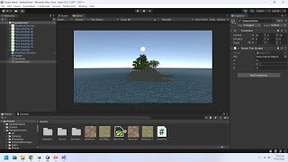 Unity3d: How to create terrain, add trees & water, rotate camera, & create day night (Tutorial)