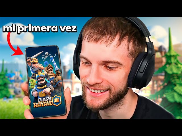 Juego por PRIMERA VEZ al CLASH ROYALE y CONSIGO 3300🏆