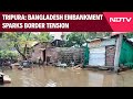 Flash Flood | Second Bangladesh Embankment Near Tripura Border Sparks Flood Fears
