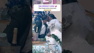 They Can't Stop Kissing 💋 #wedding #kissingmoment #bride #kissing #bestkiss #love #kiss #marriage