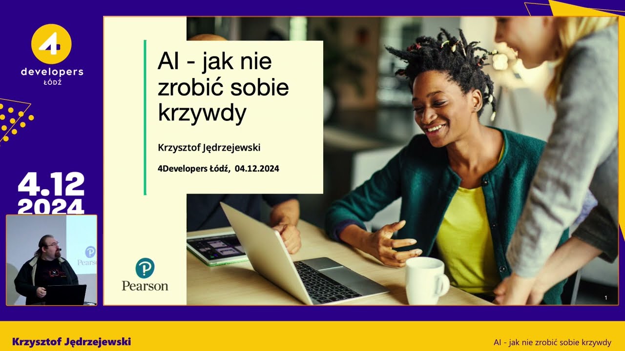 4Developers Łódź 2024: Krzysztof Jędrzejewski - AI - jak nie zrobić sobie krzywdy