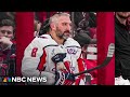 Ovechkin could make hockey history. Could it thaw tensions with Russia?