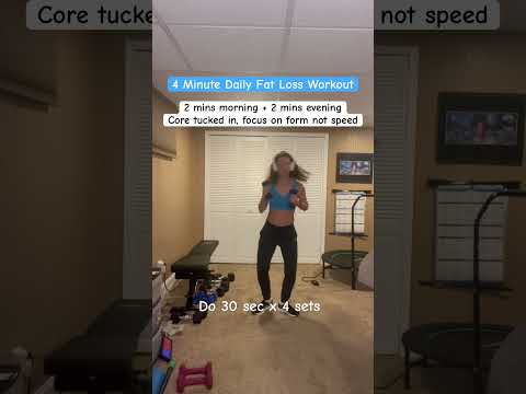 4 min fat loss workout for strength & balance women over 40 #workout #fitness #motivation #fatloss