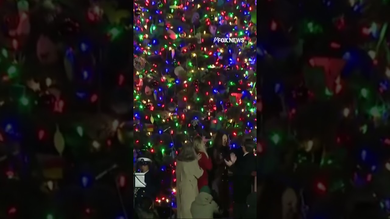 WATCH: Speaker Johnson hosts the annual Christmas tree lighting at the Capitol #foxnews #news #us