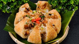 Cách làm gà không lối thoát - Gà bó xôi chiên giòn rụm, thịt mềm mọng nước | Bếp Nhà Giang