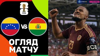 Венесуела – Болівія. Чемпіонат світу 2026, кваліфікація / Огляд матчу