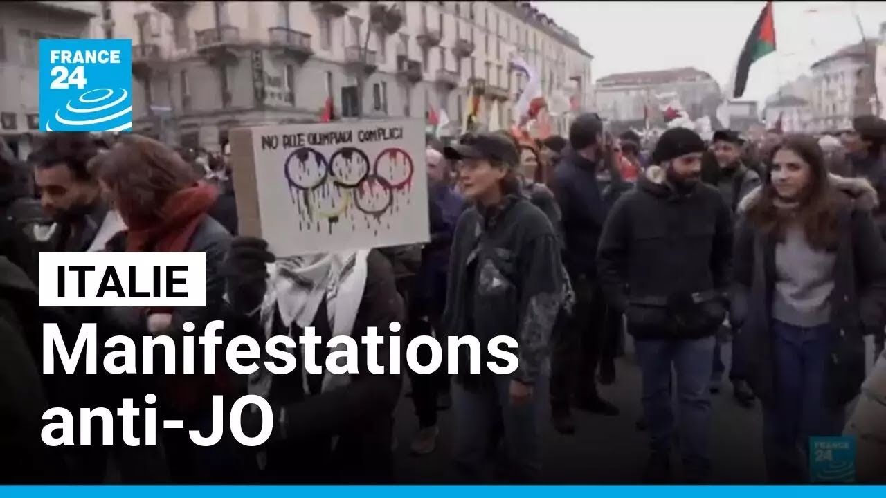 "Libérons les montagnes" : des manifestations anti-JO dégénèrent en Italie • FRANCE 24