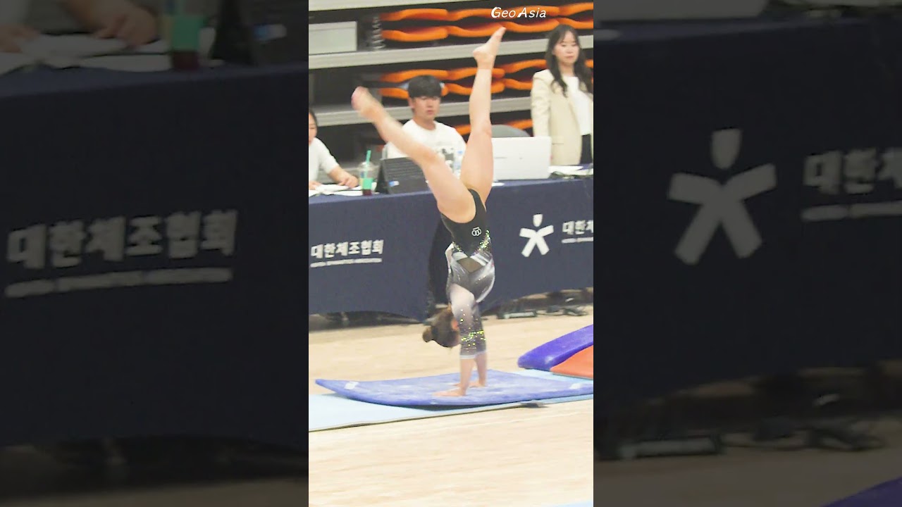 "여자 기계체조 간판 스타" 이윤서 #artisticgymnastics #이윤서 #여자기계체조 #gymnastics #sportstar #shorts