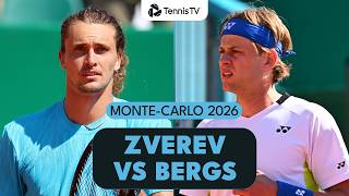 Alexander Zverev vs Zizou Bergs For Quarter-Final Spot 🤝 | Monte-Carlo 2026 Match Highlights