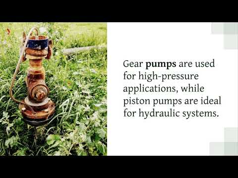 Discover Different Types of Hydraulic Pumps for Different Applications
