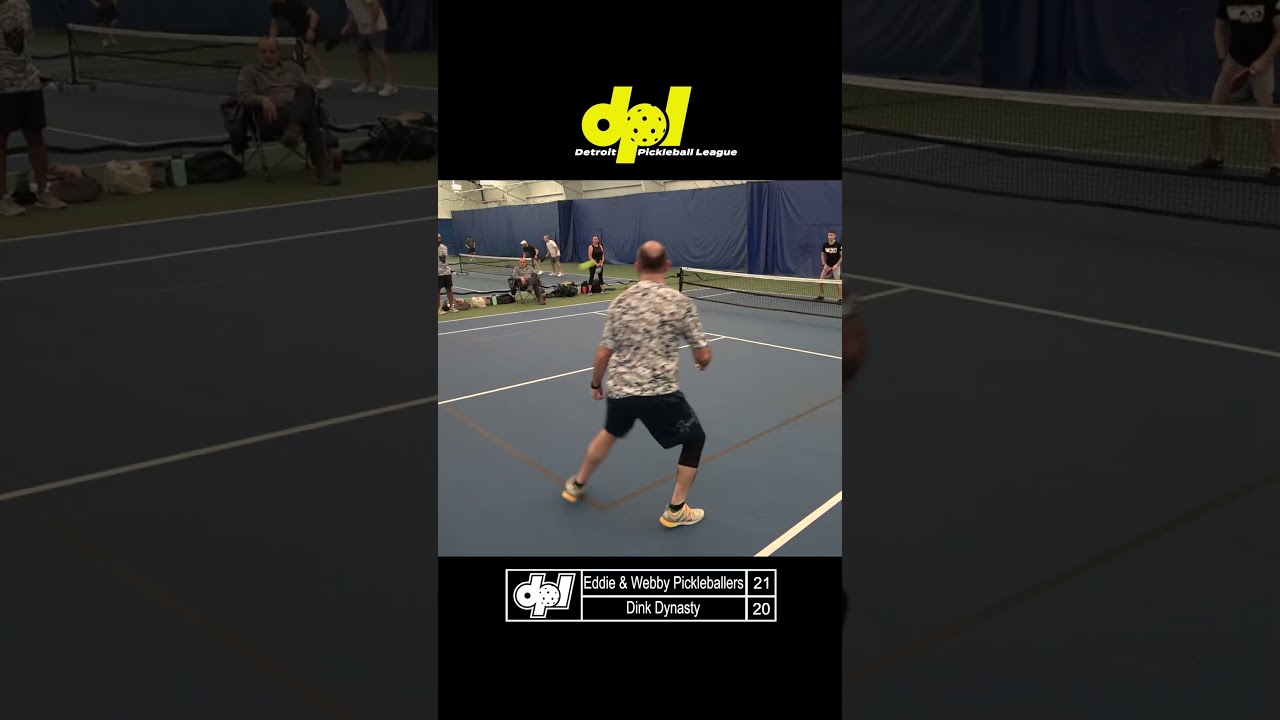 Match Point Attempt During Detroit #Pickleball League