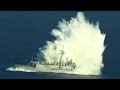 See a retired U.S. Navy ship get bombarded at sea