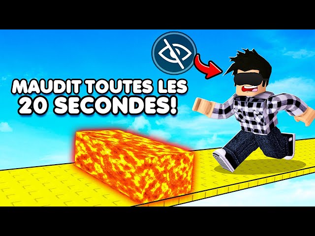CE JEU ROBLOX EST MAUDIT !!! 😱 🤡 😡 Obby mais tu es maudit toutes les 20 secondes