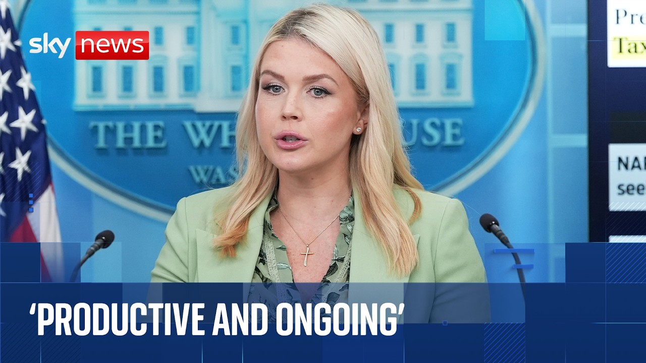 White House holds news briefing after Trump says UK 'can't succeed'