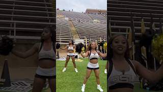 Alabama State University Cheerleaders 🐝🖤💛🐝