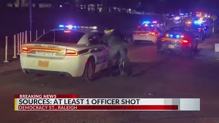 At least one Raleigh officer shot