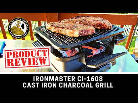 Cast Iron Hibachi Charcoal BBQ Grill : Iron Pots Depot
