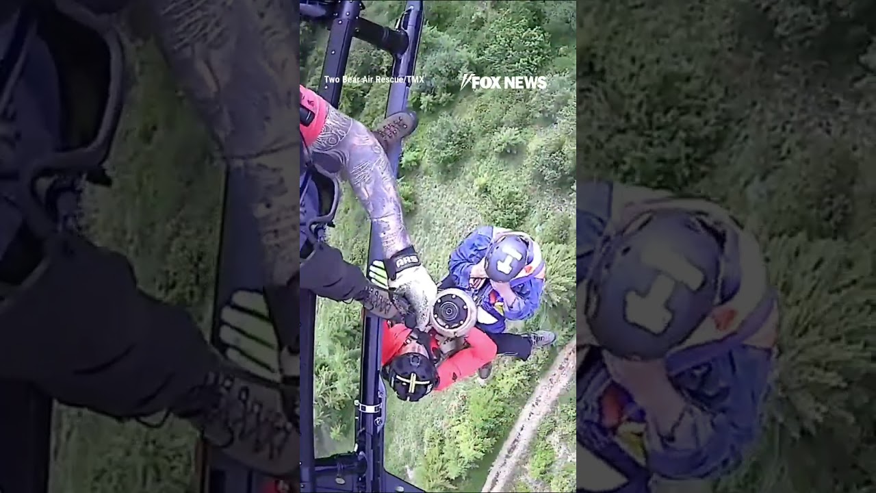Two men RESCUED after ATV rolled down a steep embankment #shorts #foxnews #news #us
