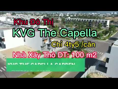 Bán nhà khu đô thị Mỹ Gia KVG The Capella Nha Trang