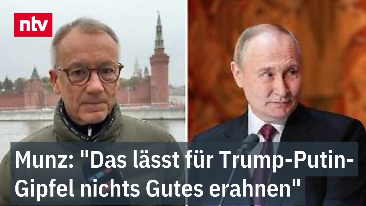 Munz: "Das lässt für Trump-Putin-Gipfel nichts Gutes erahnen"