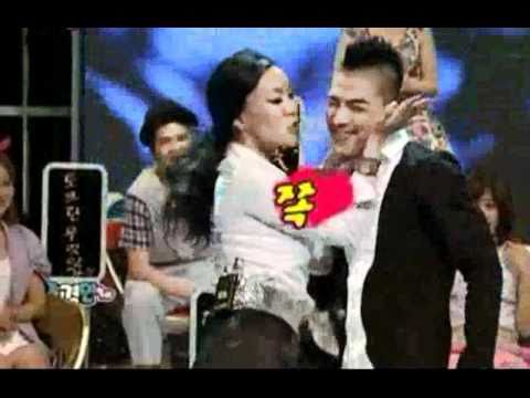 TAEYANG - 태양 various styles of dancing and kissing performance with Chung, Juree comedian woman