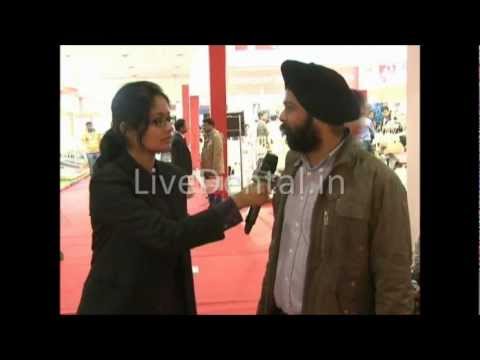 LiveDental.in | Dr.Gurmeet Singh in Expodent International 2012