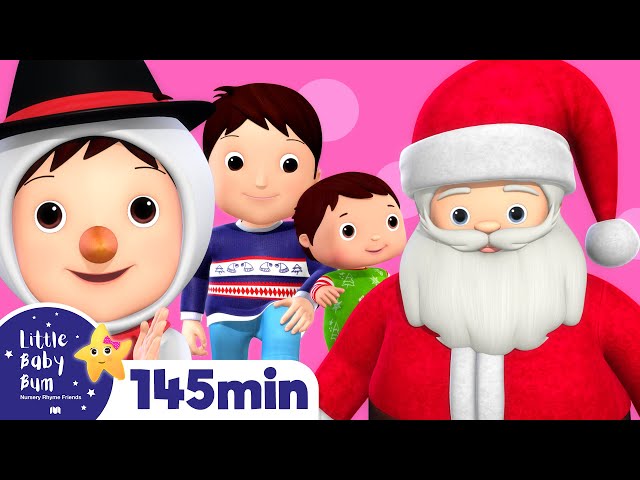 Christmas Songs Compilation! | Huge! | Plus Over 2 Hours of Nursery Rhymes by LittleBabyBum!