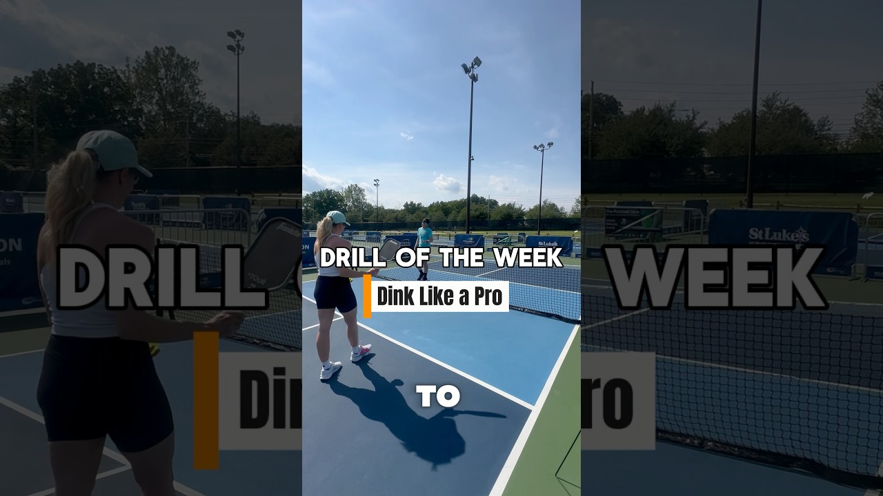 Drill of the Week: Dink Like a Pro 🙌 #dink #shorts #tips
