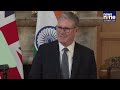 LIVE: Joint statement by PM Modi and UK PM Keir Starmer after Exchange of MoUs | Free Trade Deal  - 00:00 min - News - Video