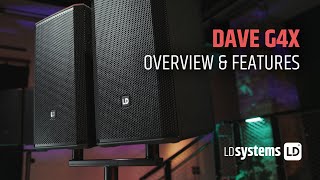 LD Systems DAVE G4X series - Compact 2.1 W powered PA Systems