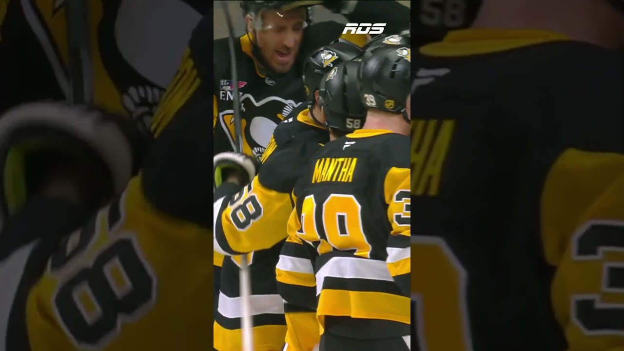 Sidney Crosby devient le joueur avec le plus de points en carrière avec les Penguins!🔥#letsgopens