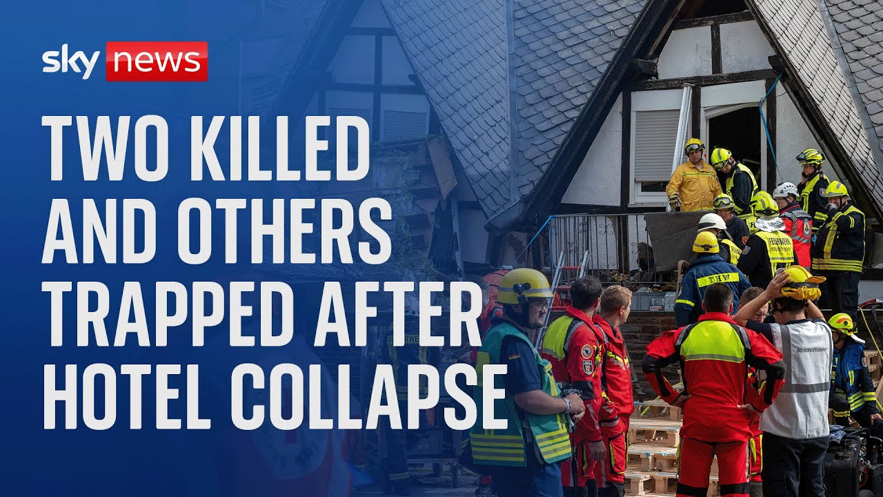 Watch live: Police news conference after hotel collapse in Germany