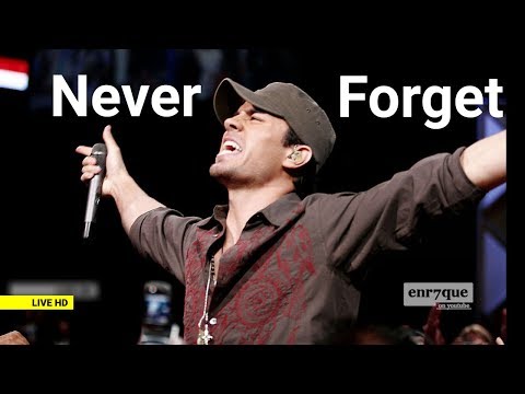 Enrique Iglesias - Nunca Te Olvidaré (multi-lang lyrics, best of all times)
