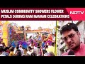 Muslim Community Showers Flower Petals On Shobha Yatra Procession During Ram Navami Celebrations