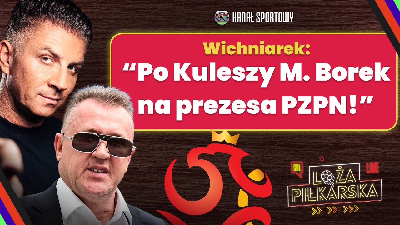 Loża piłkarska: wichniarek, p. koźmiński, lipiński, borzęcki. live od 10