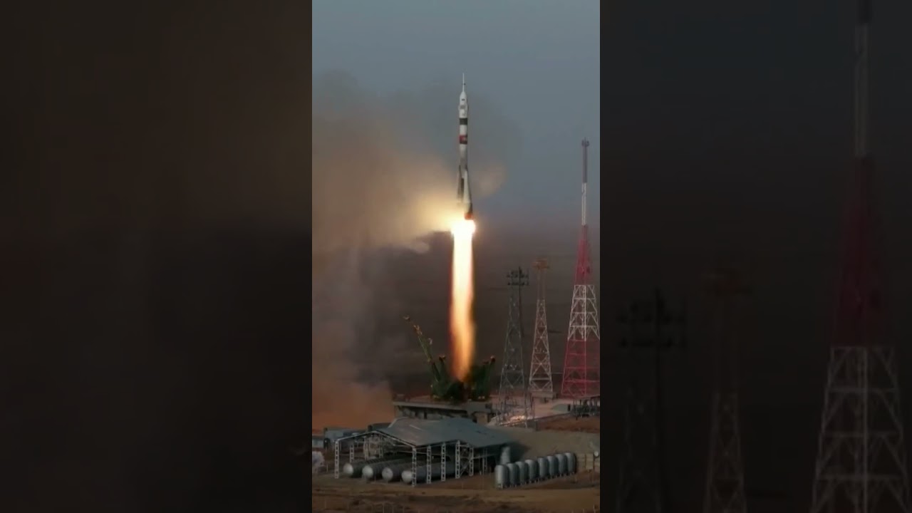 Soyuz spacecraft blasts off for ISS with Russian and American crew