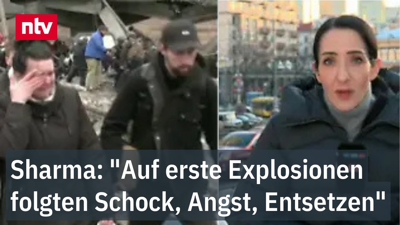Sharma: "Auf erste Explosionen folgten Schock, Angst, Entsetzen" - Erinnerung an Kriegsbeginn | ntv