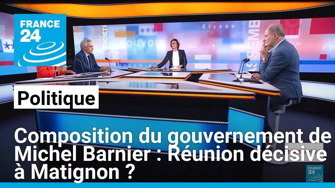 Composition du gouvernement de Michel Barnier : Réunion décisive à Matignon ? • FRANCE 24