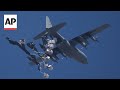 Jordan and UAE drop aid over the Gaza Strip for the first time in months