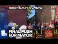 Baltimore City mayor candidates campaign on primary eve