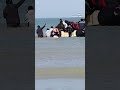 Migrants Crowd into Small Boat, Attempting to Leave France for UK